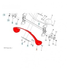 SNOW BLADE ST121E 532442759 ORIGINAL HUSQVARNA