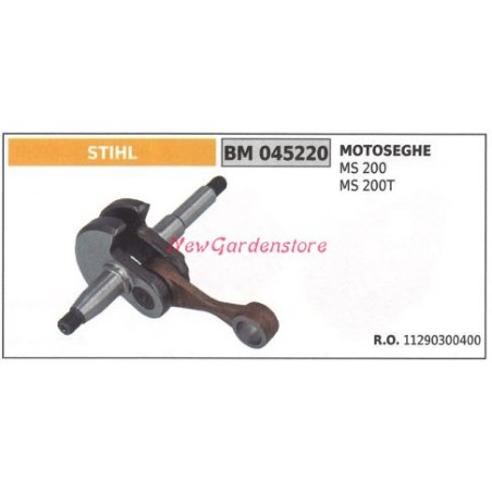 Eje de accionamiento STIHL compatible para motor de motosierra MS 200 200T 11290300400 | Newgardenstore.eu