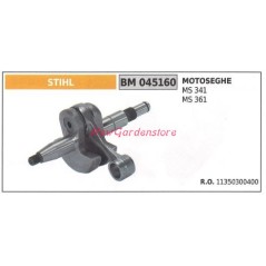 Eje de accionamiento STIHL para motor de motosierra MS 341 361 045160 | Newgardenstore.eu