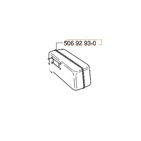 SILENCIADOR 506929302 ORIGINAL HUSQVARNA | Newgardenstore.eu
