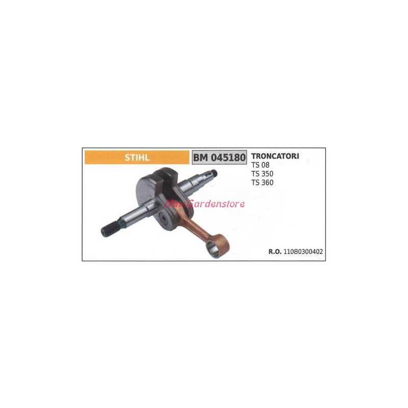 STIHL drive shaft for TS 08 350 360 hedge trimmer motor 045180