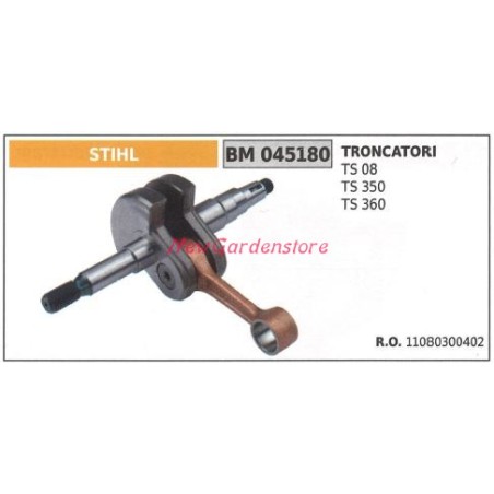 Eje de accionamiento STIHL para motor de cortasetos TS 08 350 360 045180 | Newgardenstore.eu