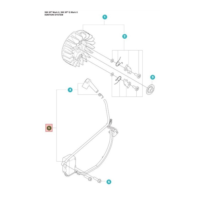 MODULE D'ALLUMAGE 546378101 ORIGINAL HUSQVARNA