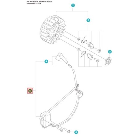 MÓDULO DE ENCENDIDO 546378101 ORIGINAL HUSQVARNA | Newgardenstore.eu