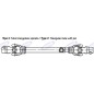 PTO shaft AMA Cat. 4 CE approved 4x1000mm - 01721