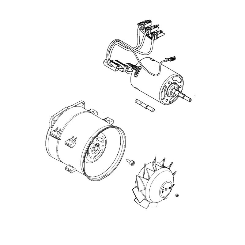 KOMPLETTMOTOR 594083001 ORIGINAL HUSQVARNA