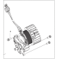 KOMPLETTMOTOR 538631101 HUSQVARNA ORIGINAL