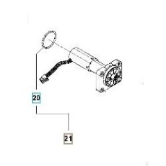 MOTEUR À ROUE COMPLET 599659302 HUSQVARNA ORIGINE | Newgardenstore.eu