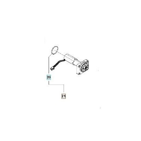 MOTEUR À ROUE COMPLET 599659302 HUSQVARNA ORIGINE | Newgardenstore.eu