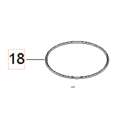 JOINT TORIQUE 80X2 592617666 ORIGINE HUSQVARNA