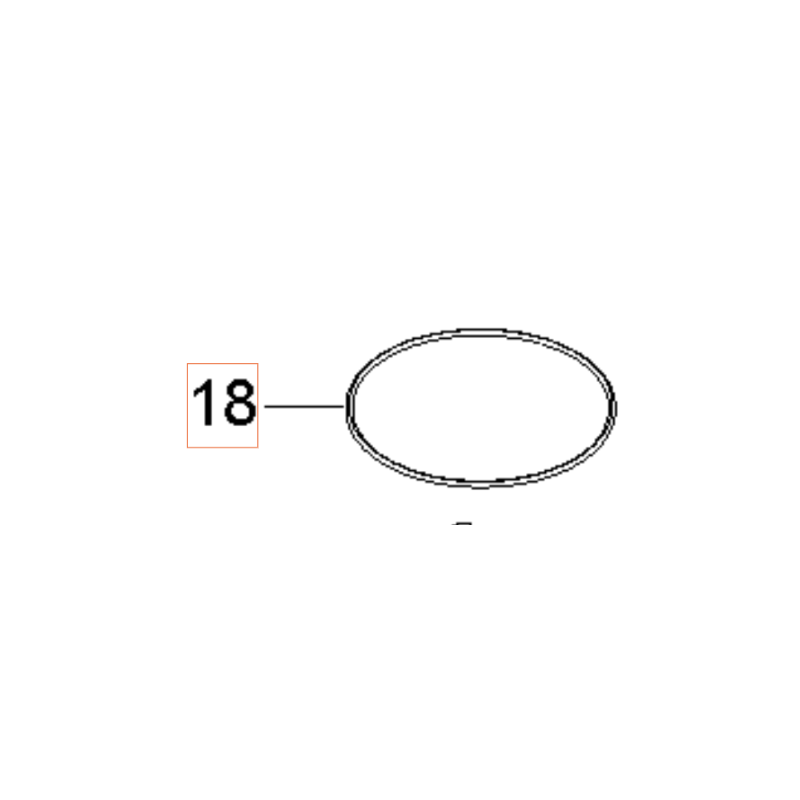 O-RING 80X2 592617666 HUSQVARNA ORIGINAL