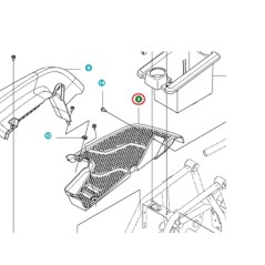 ESTRIBERA IZQUIERDO 521889102 ORIGINAL HUSQVARNA