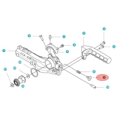 PIN 596316001 ORIGINAL HUSQVARNA | Newgardenstore.eu