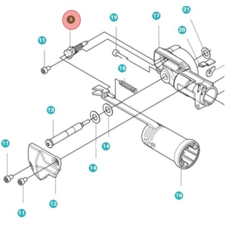 BROCHE 597973901 ORIGINAL HUSQVARNA | Newgardenstore.eu