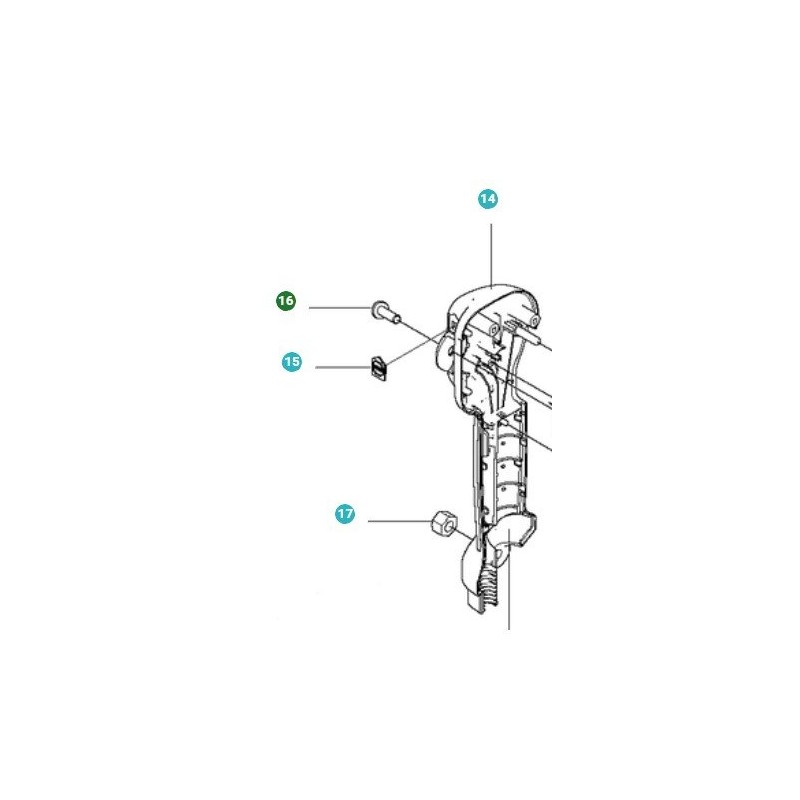 PERNO COMANDO 537141203 ORIGINALE HUSQVARNA