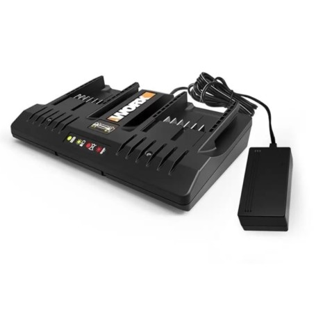 WA3772 - Chargeur de batterie double Worx 20 V