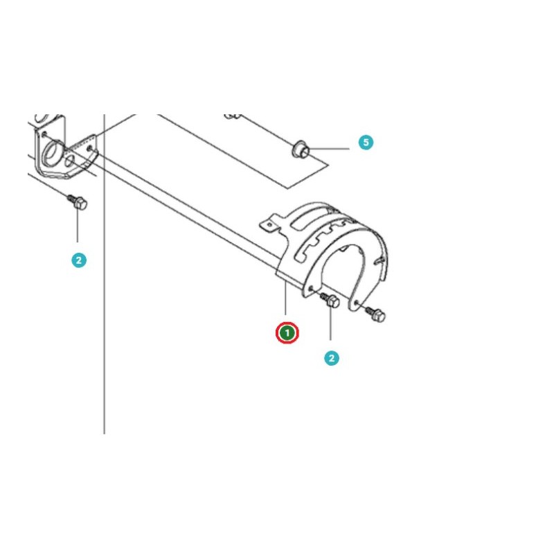 CONTROL PLATE PLATE 535501402 ORIGINAL HUSQVARNA