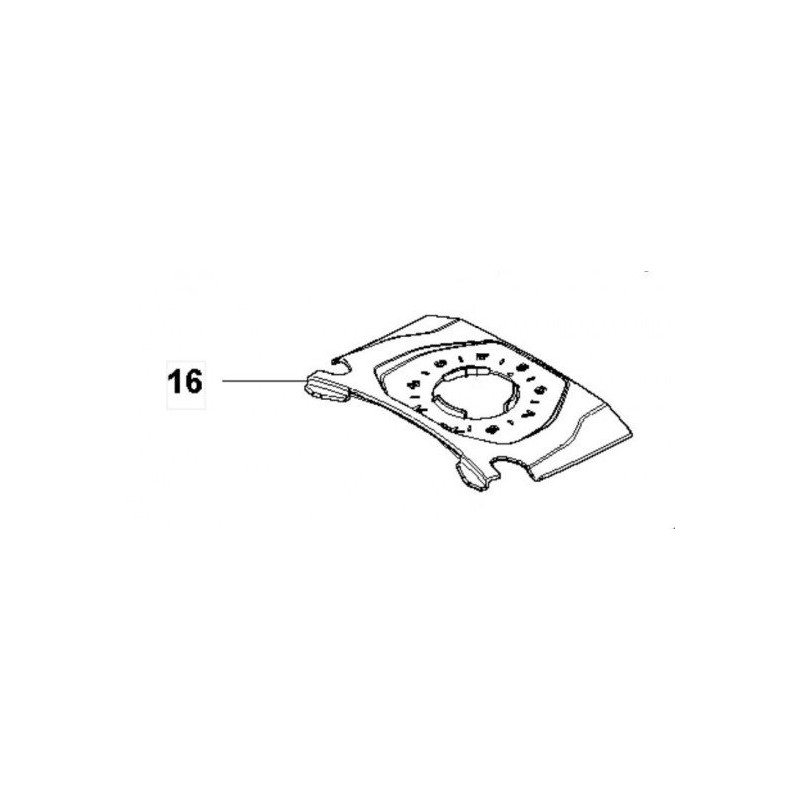 HEIGHT ADJUSTMENT PLATE 589560901 ORIGINAL HUSQVARNA