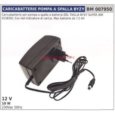 Caricabatterie per pompa a spalla BYZY 12V 10W 230VAC 50HZ con led 007950