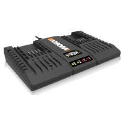 WA3883 Dual Port Rapid charger for 20V WORX lithium battery | Newgardenstore.eu