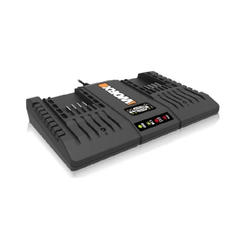 WA3883 Dual Port Rapid charger for 20V WORX lithium battery