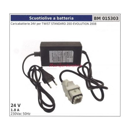 Caricabatterie scuotiolive MAORI a batteria per TWIST STD - TWIST EVO - 015303