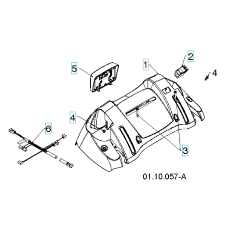 CONTROL DASHBOARD 532421351 ORIGINAL HUSQVARNA | Newgardenstore.eu