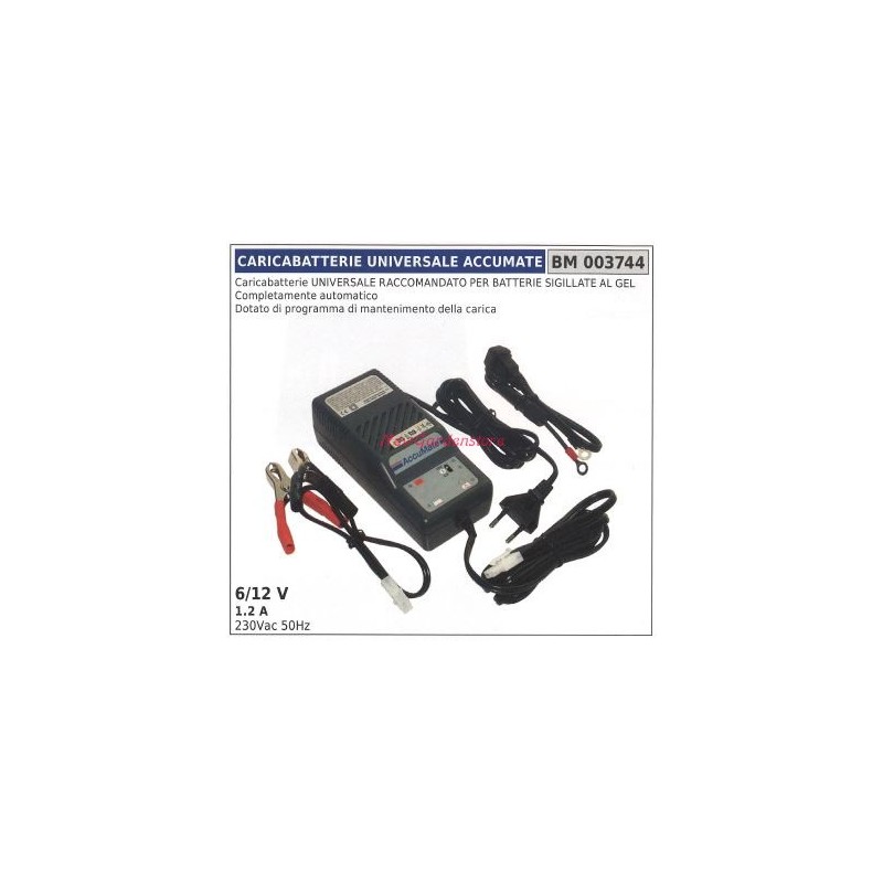 ACCUMATE universal charger for sealed gel batteries 003744