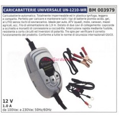 Universal charger un-1210-wr 12v 1.0 a 100Vac to 230Vac 50760hz 003979 | Newgardenstore.eu