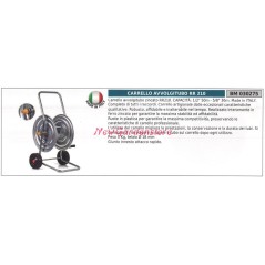 RR 210 UNIVERSAL Hose reel trolley 030275 1/2 mt. 50 and 5/8 mt. 30
