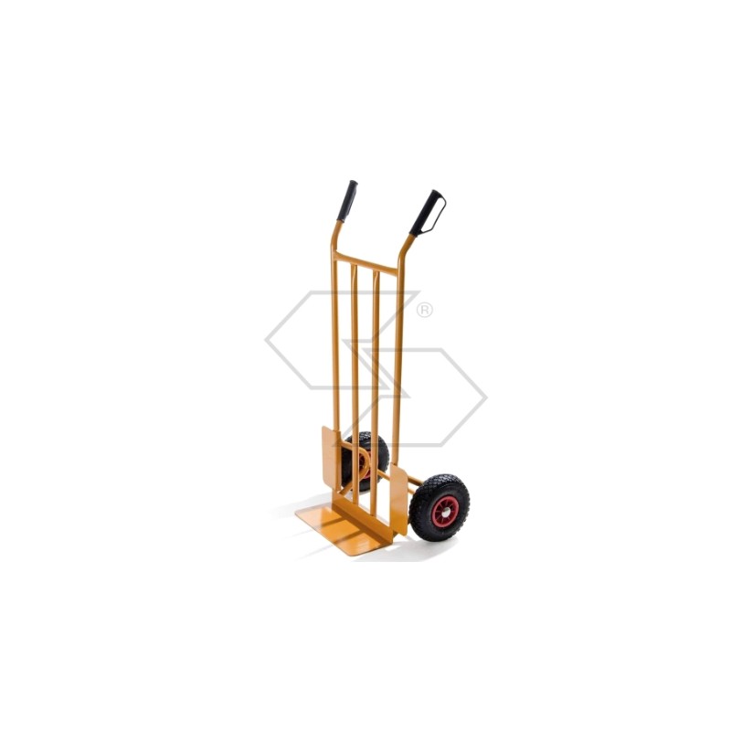 Ayerbe 580470 - Carrello Portapacchi Con Ruota Pneumatica, Capacità 300 Kg, Pala In Acciaio
