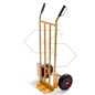 Roof trolley 110x57x48cm capacity 200kg pneumatic wheels rubber grips