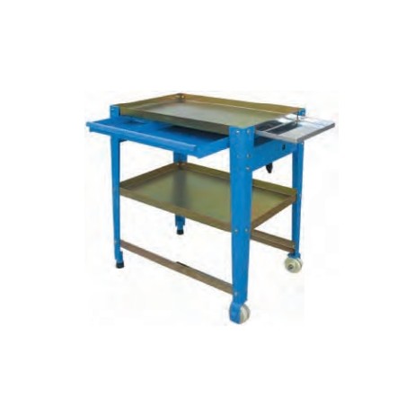 Carrello riparazione lamiera di acciaio stampata bordo ritegno cassetto laterale | Newgardenstore.eu