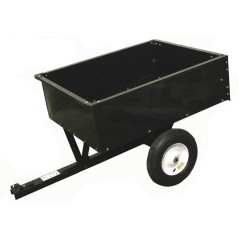 Lawn tractor trolley 122x85x37 cm folding tailgate 551562 | Newgardenstore.eu