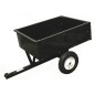 Rasentraktorwagen 122x85x37 cm klappbare Heckklappe 551562