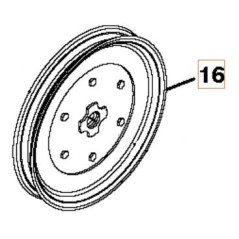 POLEA 532145102 ORIGINAL HUSQVARNA