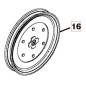 PULLEY 532145102 ORIGINAL HUSQVARNA