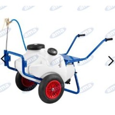 90Lt spraying wheelbarrow with 10 mt spraying hose 79195 | Newgardenstore.eu