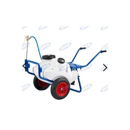 90Lt spraying wheelbarrow with 10 mt spraying hose 79195 | Newgardenstore.eu