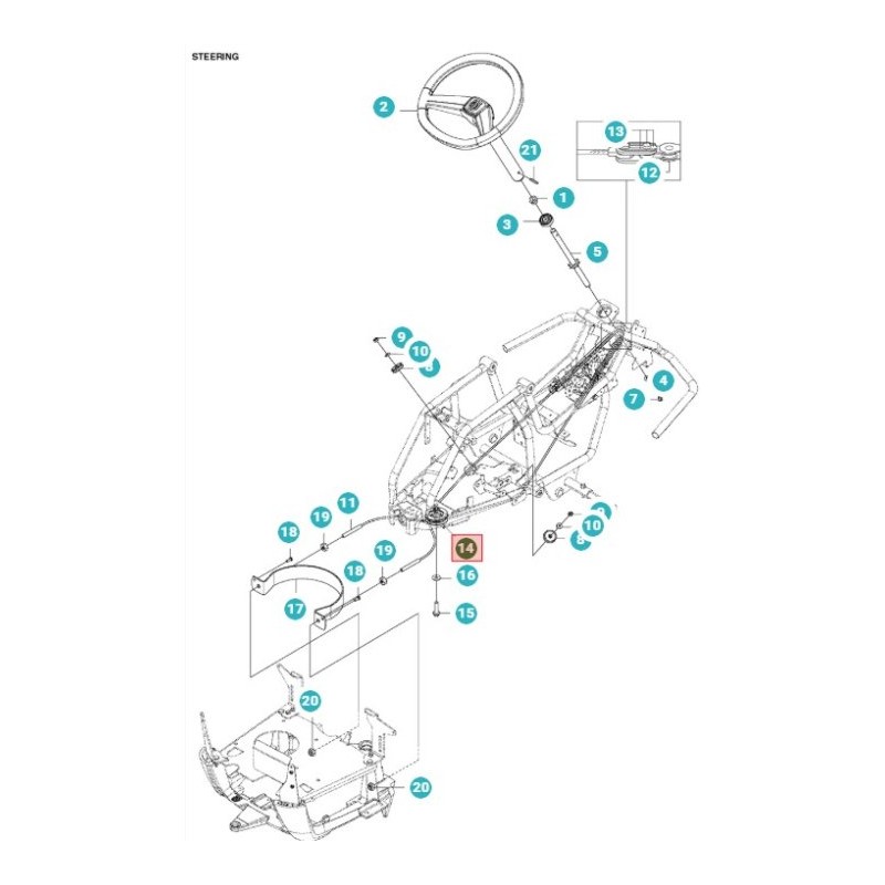 POLEA 576492502 ORIGINAL HUSQVARNA