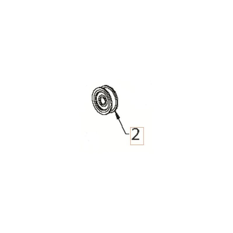 PULLEY 532166043 ORIGINAL HUSQVARNA