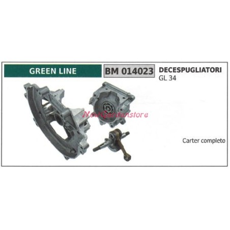 Carter moteur arbre GREEN LINE débroussailleuse GL 34 moteur 014023 | Newgardenstore.eu