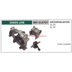 Crankcase GREEN LINE brushcutter GL 43 52 engine crankshaft 014707 | Newgardenstore.eu