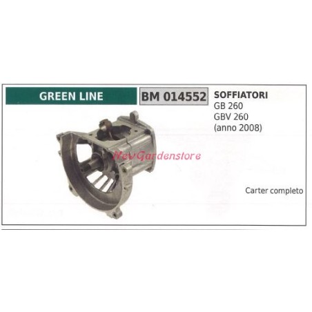 Crankcase GREEN LINE motor shaft GREEN LINE blower motor GB 260 GBV 260 014552 | Newgardenstore.eu