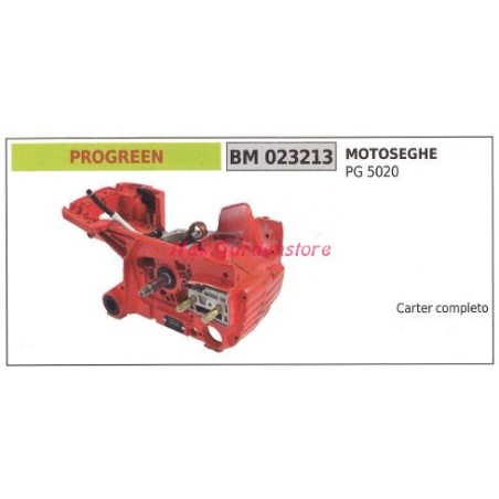 Crankcase Engine Shaft PROGREEN brushcutter motor PG 5020 023213 | Newgardenstore.eu