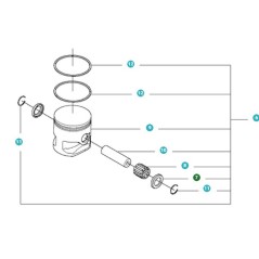 WASHER 521520501 ORIGINAL HUSQVARNA