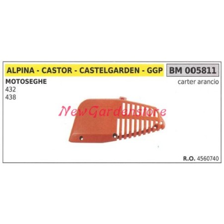 Carter cover for ALPINA chainsaw engine 432 438 005811 | Newgardenstore.eu