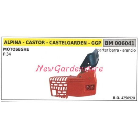 Carter Abdeckung Kettenseite ALPINA Kettensägenmotor P 34 006041 | Newgardenstore.eu