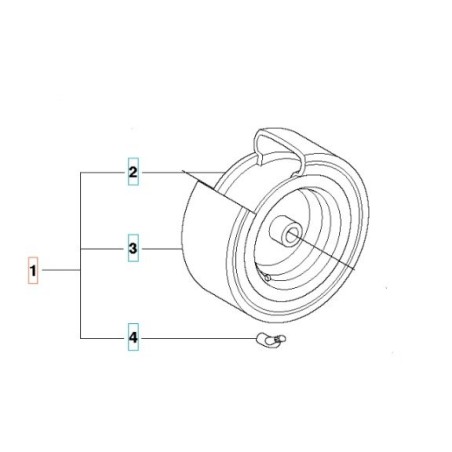 RUOTA ANTERIORE KIT 525584701 ORIGINALE HUSQVARNA | Newgardenstore.eu