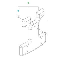 SCHIENALE 511800501 ORIGINALE HUSQVARNA